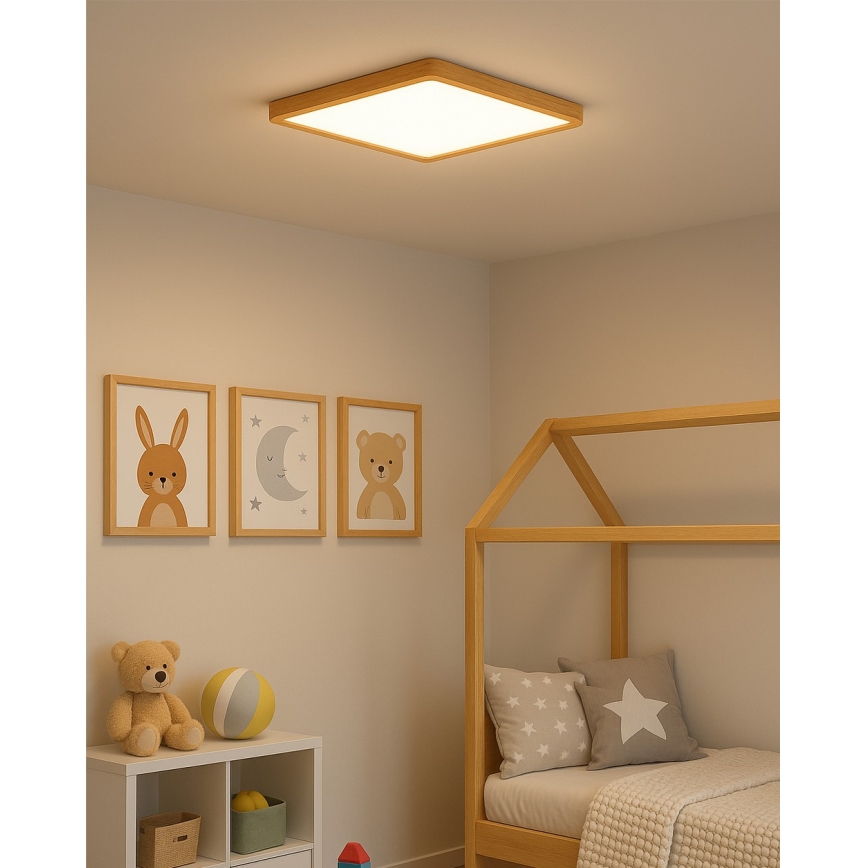 Plafoniera LED/32W/230V 3000/4000/6500K 40x40 cm beige