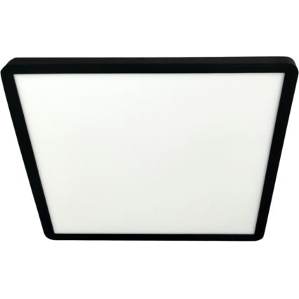 Plafoniera LED/32W/230V 3000/4000/6500K 40x40 cm nero