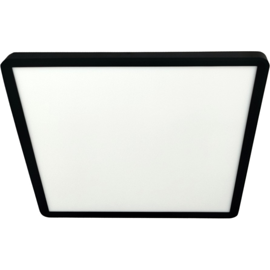 Plafoniera LED/32W/230V 3000/4000/6500K 40x40 cm nero