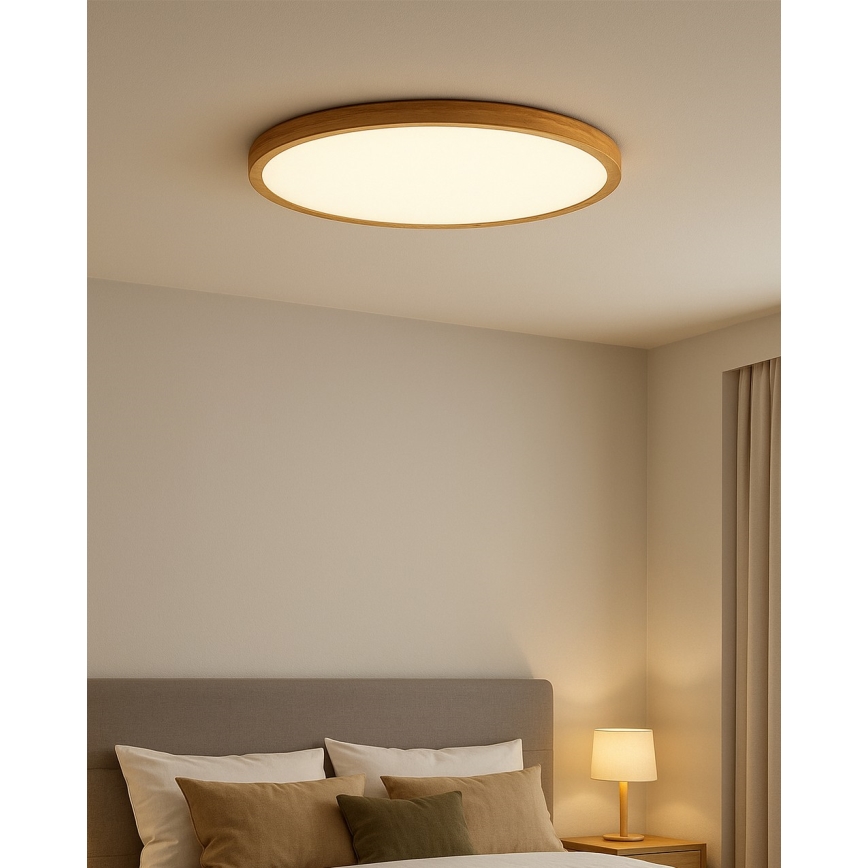 Plafoniera LED/32W/230V 3000/4000/6500K Ø 40 cm beige