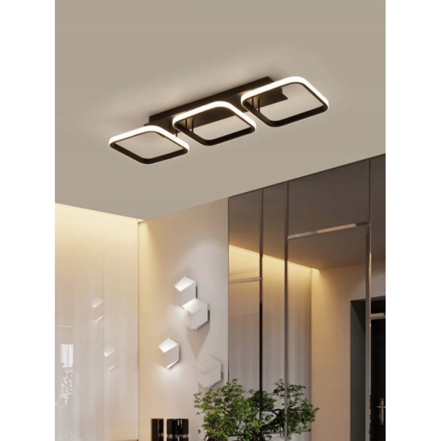 Plafoniera LED 33W/230V nera