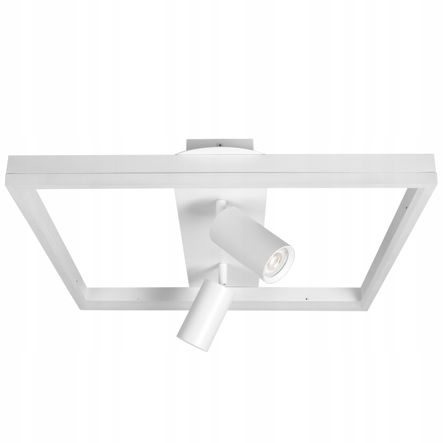 Plafoniera LED/38W/230V + 2xGU10/30W bianca