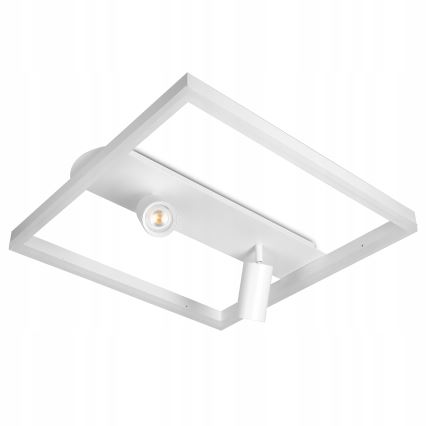 Plafoniera LED/38W/230V + 2xGU10/30W bianca