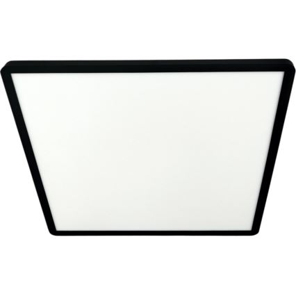 Plafoniera LED/40W/230V 3000/4000/6500K 50x50 cm nera