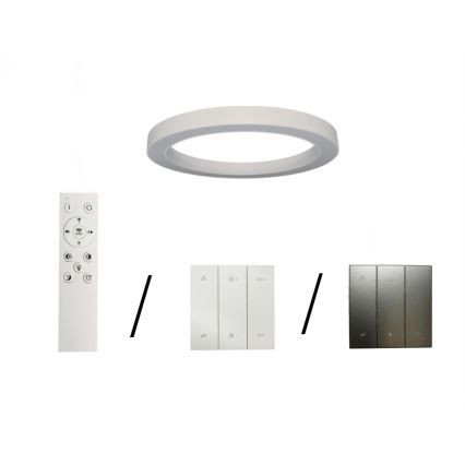 Plafoniera LED/80W/230V 3000/4000/6500K Ø 80 cm bianca