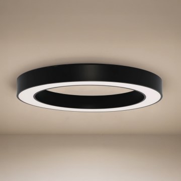 Plafoniera LED 80W/230V, temperatura colore selezionabile 3000/4000/6500K, Ø 80 cm, nera