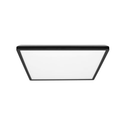 Plafoniera da bagno LED NIVERA LED/24W/230V IP54 3000/4000/6000K 30x30 cm nero