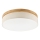 Plafoniera LED BELLADONNA - 36W, 230V, diametro 50 cm, crema/rovere