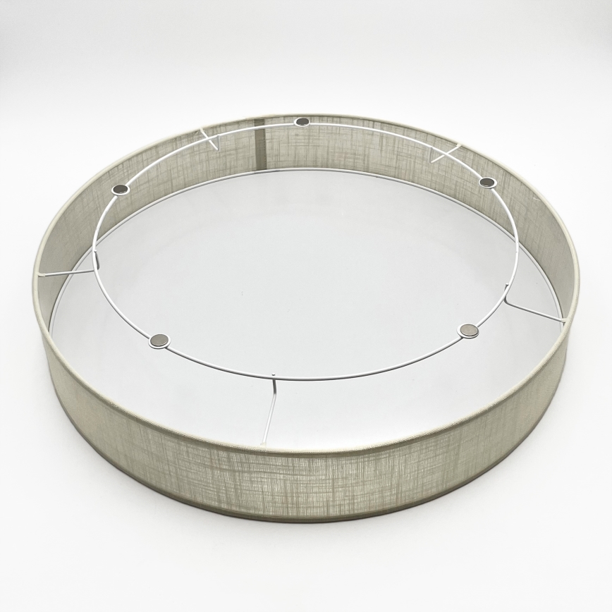 Plafoniera LED BELLADONNA - 36W, 230V, diametro 50 cm, crema/rovere