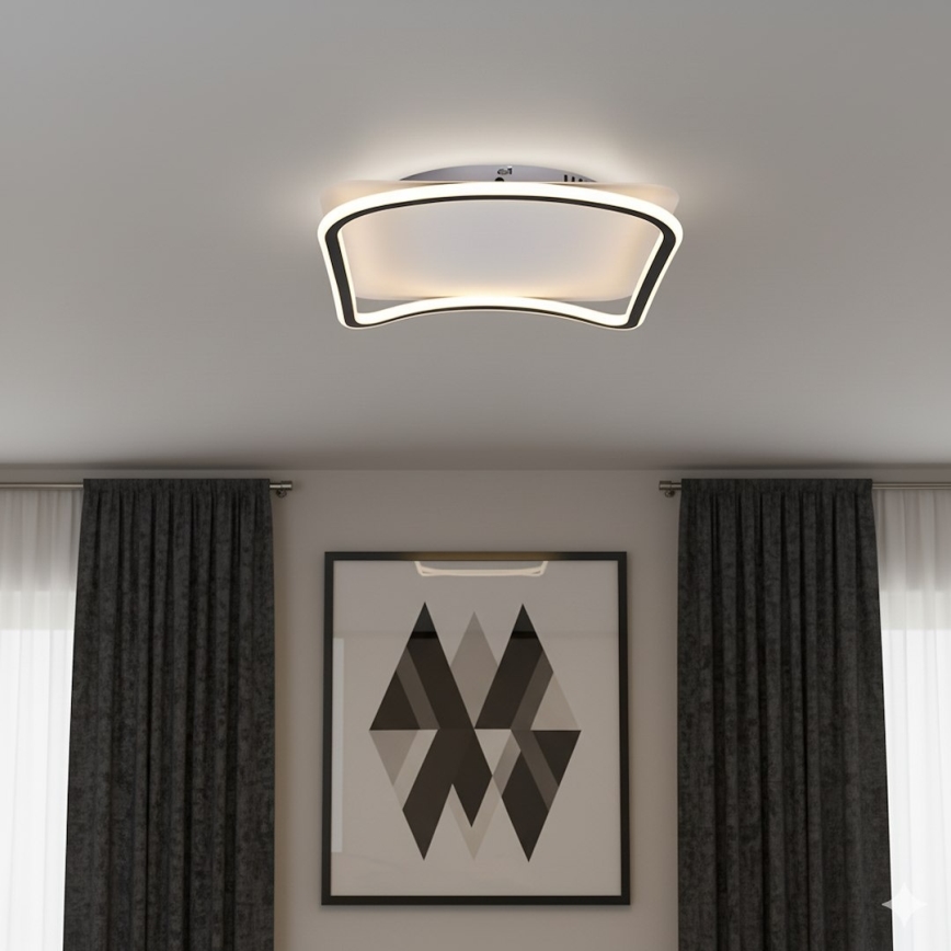 Plafoniera LED CALI 30W/230V 40x40 cm nera