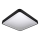Plafoniera LED con sensore di movimento e crepuscolare WILTON LED/24W/230V 4000K 33x33 cm nero