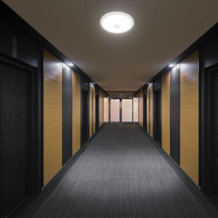 Plafoniera LED con sensore SAMSUNG CHIP LED/12W/230V 3000/4000/6000K diametro 29 cm bianco