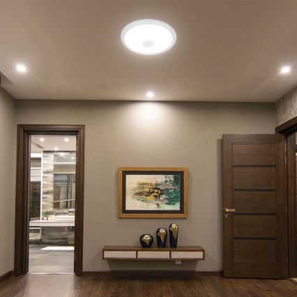 Plafoniera LED con sensore SAMSUNG CHIP LED/12W/230V 3000/4000/6000K diametro 29 cm bianco