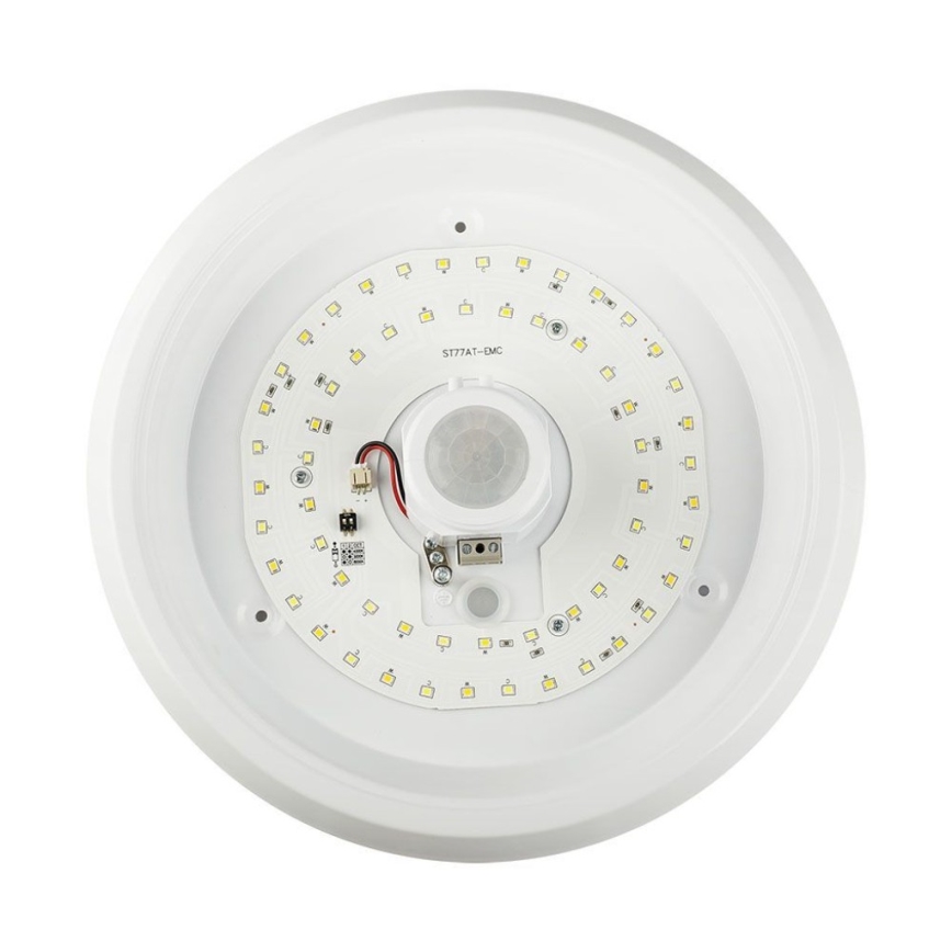 Plafoniera LED con sensore SAMSUNG CHIP LED/12W/230V 3000/4000/6000K diametro 29 cm bianco