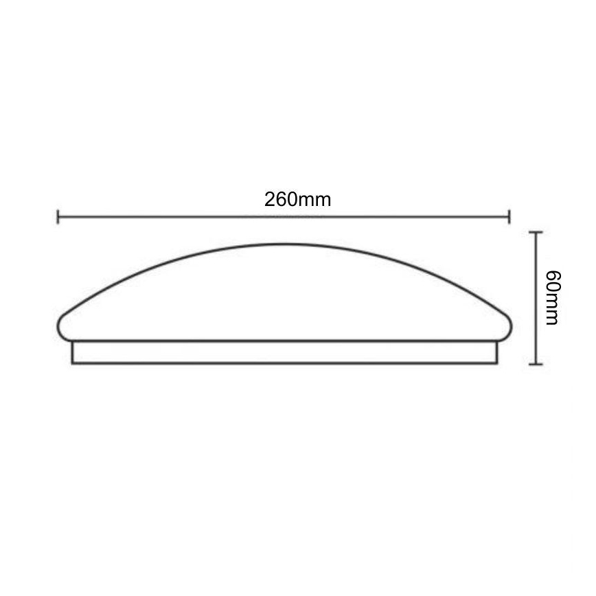 Plafoniera LED con sensore OPAL LED/12W/230V 4000K