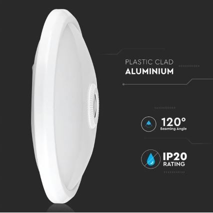 Plafoniera LED con sensore SAMSUNG CHIP LED/12W/230V 4000K diametro 29 cm