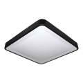 Plafoniera LED con sensore WILTON LED/24W/230V 37,5x37,5 cm nero