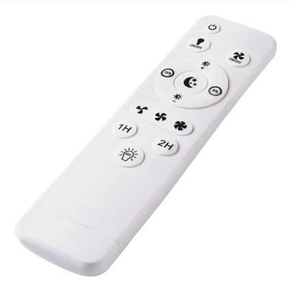 Lampada da soffitto dimmerabile a LED con ventilatore APOLLO LED/38W/230V nero + telecomando