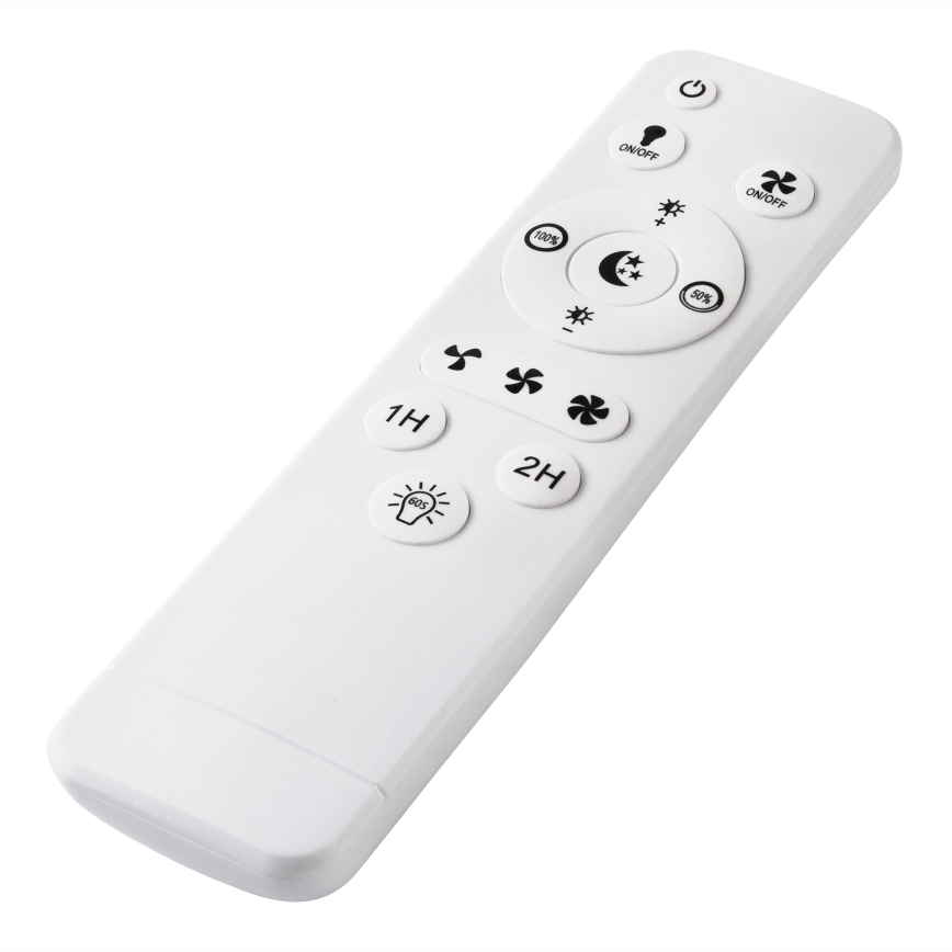 Lampada da soffitto dimmerabile a LED con ventilatore APOLLO LED/38W/230V nero + telecomando