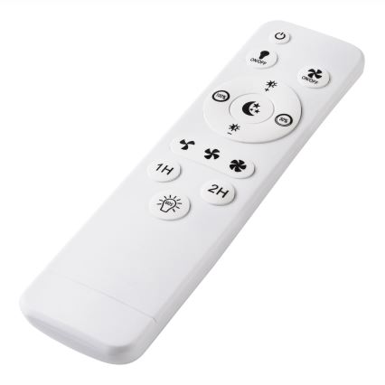 LED Plafoniera dimmerabile con ventilatore FARGO LED/37W/230V nero + telecomando