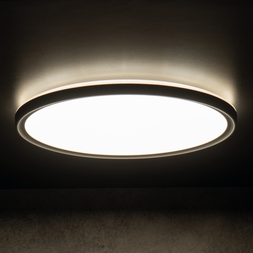 Plafoniera LED da bagno AZPO LED/18,5W/230V diametro 29 cm IP54 nero