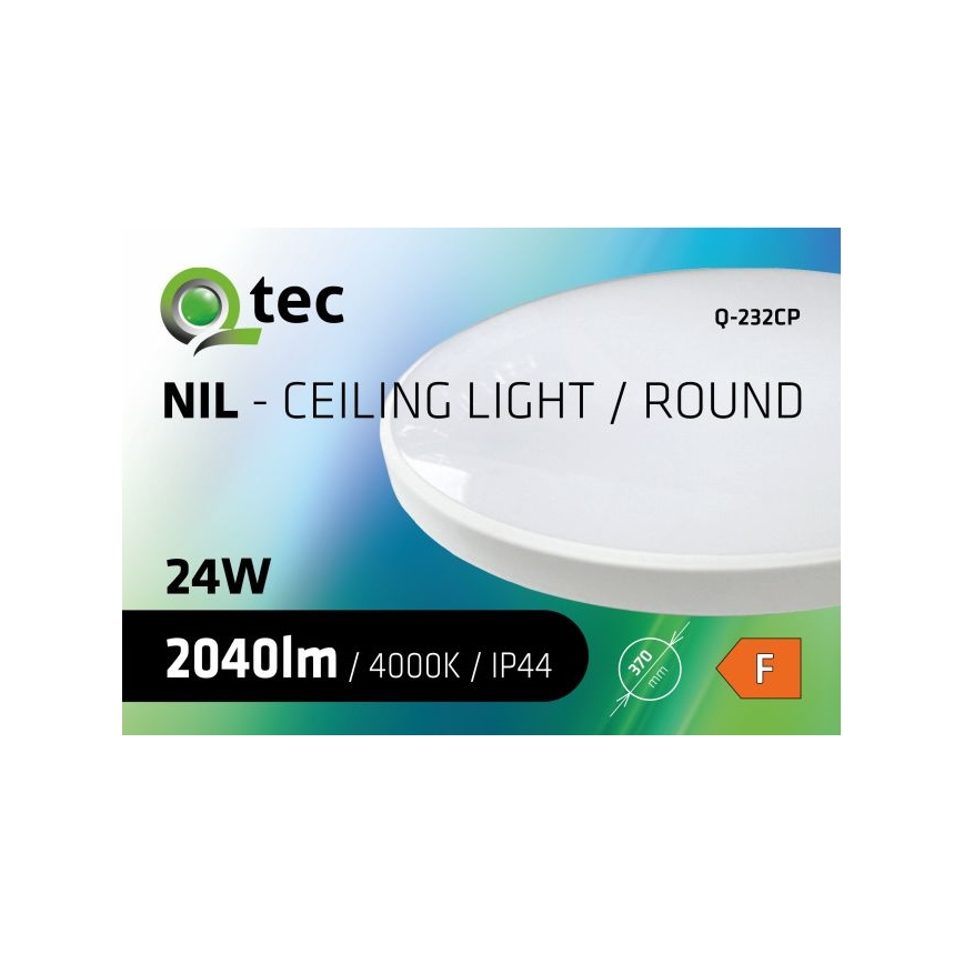 Plafoniera LED da bagno CIRCLE LED/24W/230V 4000K diametro 37 cm IP44 bianco
