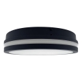 Plafoniera LED da bagno con sensore ELLÉ LED/24W/230V 3000/4000/6500K diametro 26 cm IP54 antracite