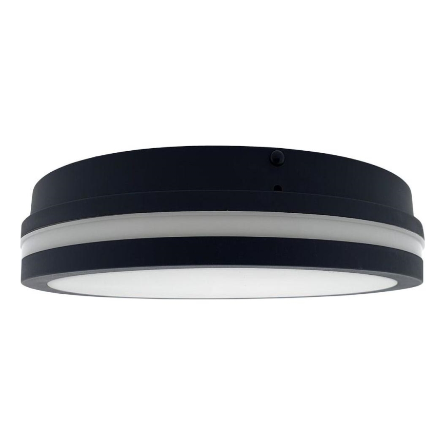 Plafoniera LED da bagno con sensore ELLÉ LED/24W/230V 3000/4000/6500K diametro 26 cm IP54 antracite