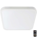 Plafoniera LED da bagno con sensore LED/36W/230V 4000K IP44 bianco + telecomando
