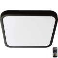 Plafoniera LED da bagno con sensore LED/36W/230V 4000K IP44 nero + telecomando
