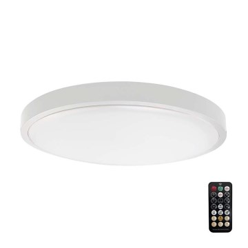 Plafoniera LED da bagno con sensore SAMSUNG CHIP LED/18W/230V IP44 3000K diametro 29 cm bianco + telecomando