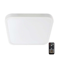 Plafoniera LED da bagno con sensore SAMSUNG CHIP LED/18W/230V IP44 4000K 29x29 cm bianco + telecomando