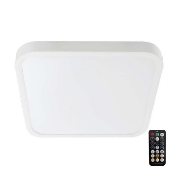 Plafoniera LED da bagno con sensore SAMSUNG CHIP LED/18W/230V IP44 4000K 29x29 cm bianco + telecomando