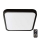 Plafoniera LED da bagno con sensore SAMSUNG CHIP LED/18W/230V IP44 4000K 29x29 cm nero + telecomando