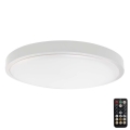 Plafoniera LED da bagno con sensore SAMSUNG CHIP LED/24W/230V IP44 6500K diametro 35 cm bianco + telecomando