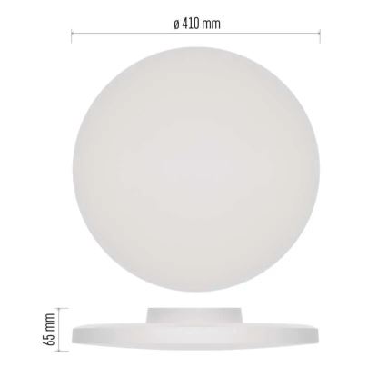 Plafoniera LED da bagno LED/32W/230V 3000/4000/5700K IP55 bianco