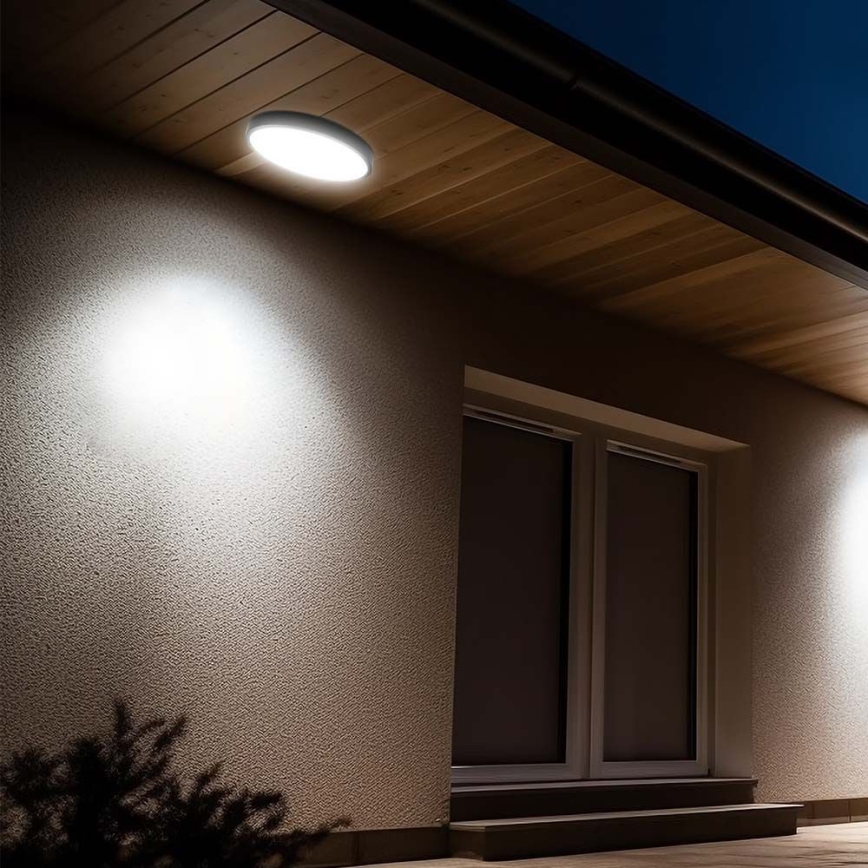 Plafoniera LED da bagno LED/36W/230V 3000K IP44 nero