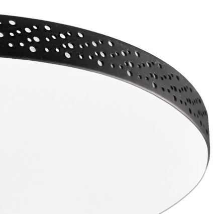 Plafoniera LED da bagno MOON LED/18W/230V nero IP44