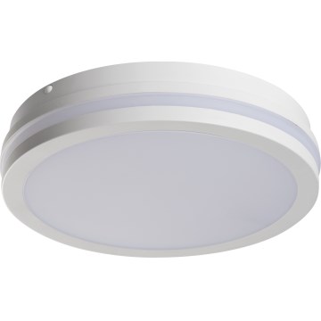 Plafoniera LED da esterno con sensore di movimento BENO LED/24/30W/230V 3000/3500/4000K IP65 bianco arrotondato
