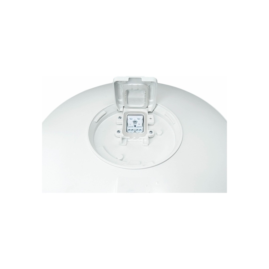 Plafoniera LED da esterno con sensore VISTA LED/15W/230V Ø 26 cm IP54 bianco