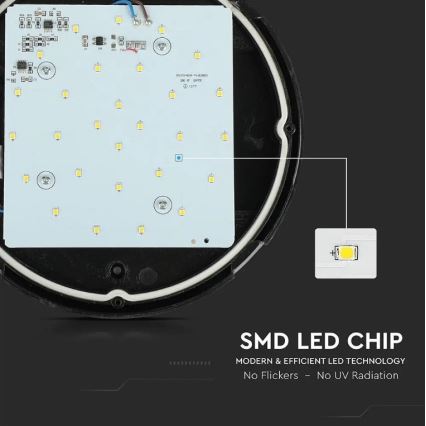 Plafoniera LED da esterno LED/12W/230V IP54