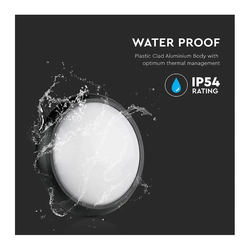Plafoniera LED da esterno LED/12W/230V IP54