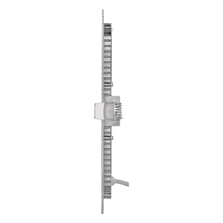 Plafoniera LED da incasso NEXXO LED/18W/230V 3000/3500/4000K argento 22,5x22,5 cm