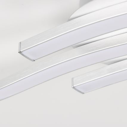 Plafoniera LED da soffitto 3xLED/6W/230V 3000K argento