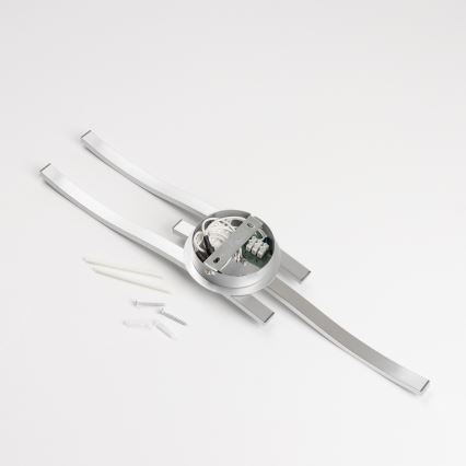 Plafoniera LED da soffitto 3xLED/6W/230V 3000K argento