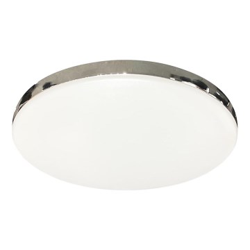 Plafoniera LED da soffitto per bagno MAYA, 15W LED, 230V, Ø 33 cm, IP44, cromo lucido