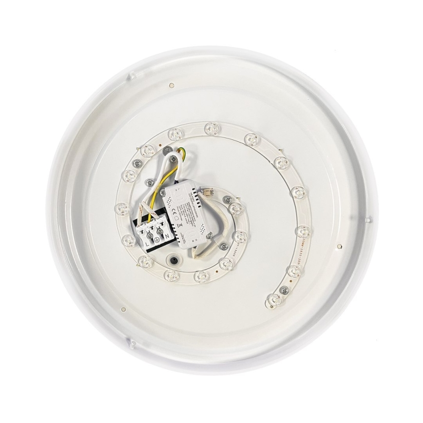Plafoniera LED da soffitto per bagno MAYA, 15W LED, 230V, Ø 33 cm, IP44, cromo lucido