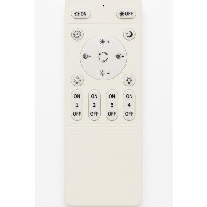 Plafoniera dimmerabile a LED 45W/230V 3000-6500K nera + telecomando