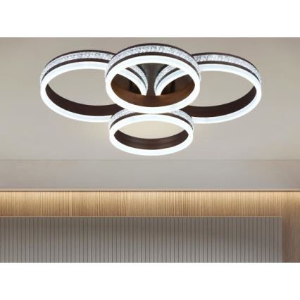 Plafoniera LED dimmerabile a montaggio superficiale LED/150W/230V 3000-6500K + telecomando