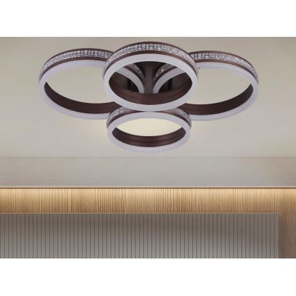 Plafoniera LED dimmerabile a montaggio superficiale LED/150W/230V 3000-6500K + telecomando